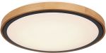 Globo Bruno Zwart Metaal Plafondlamp Ø 44cm LED 41764-24