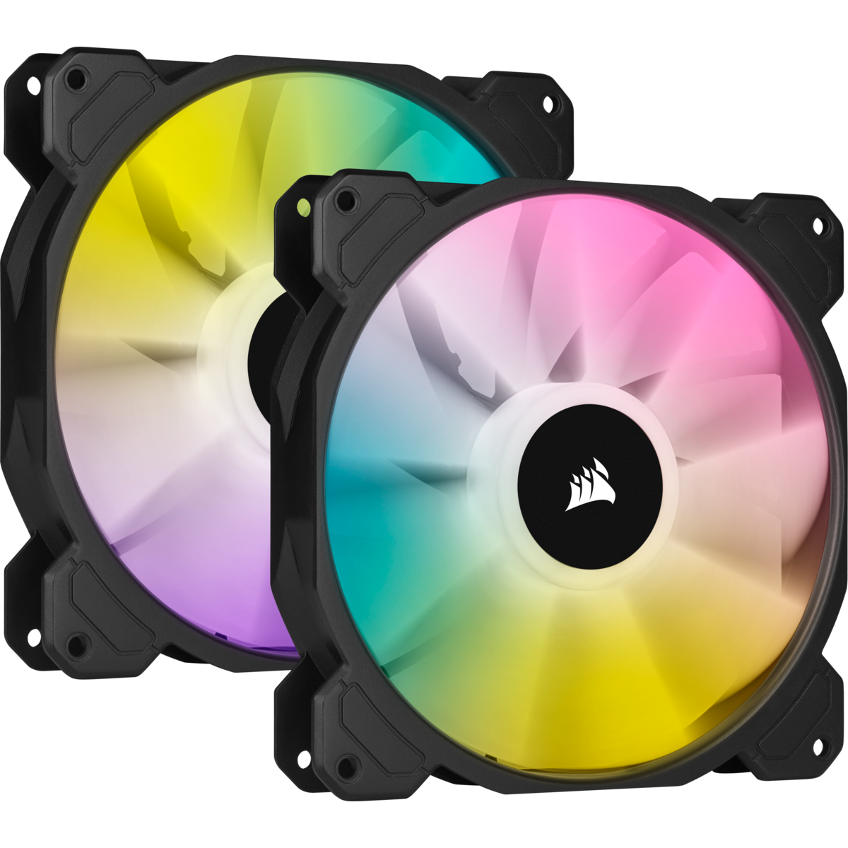 Corsair SP140 RGB ELITE - Zwart - 2 stuks