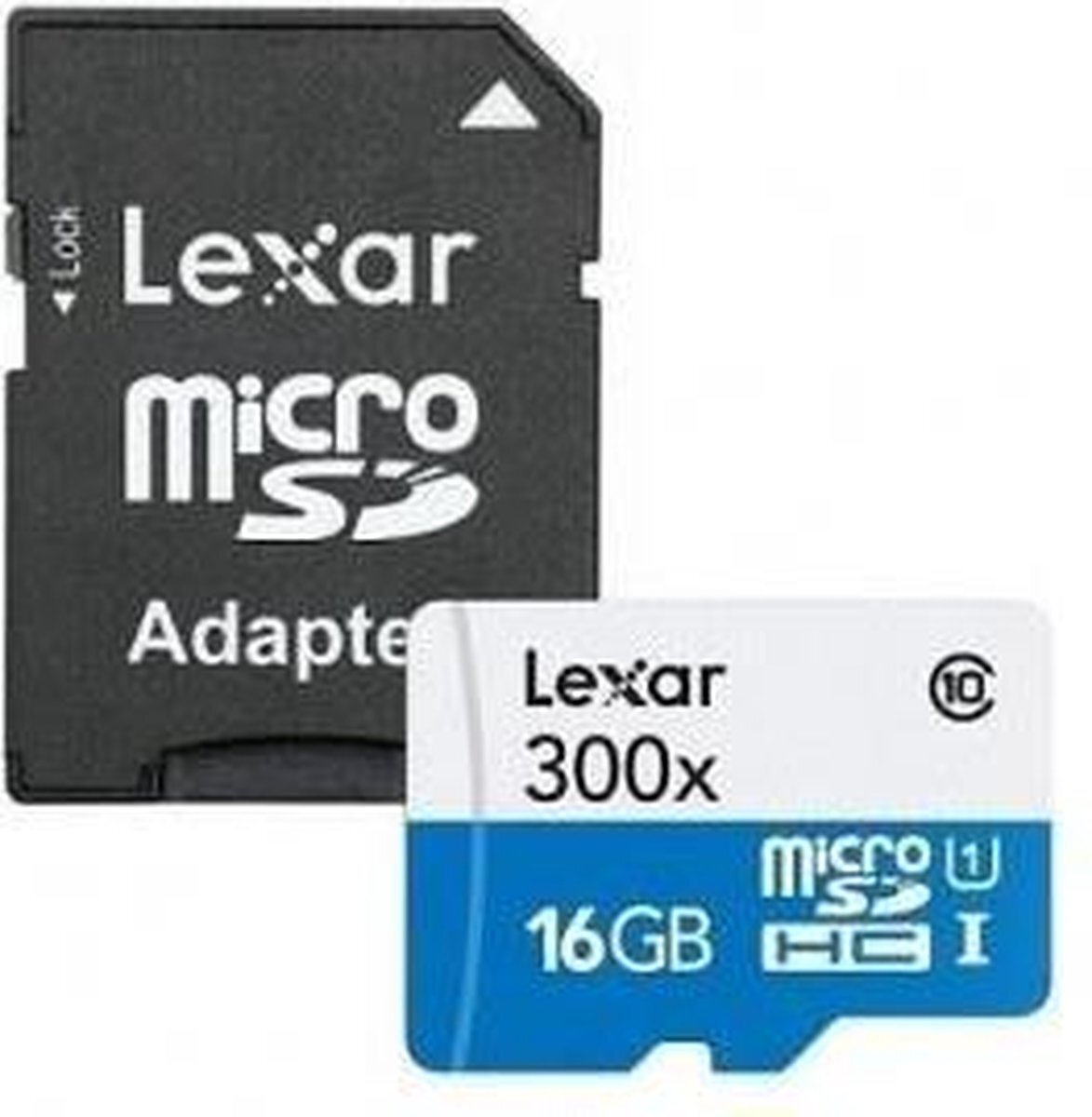 Deco4yourhome microSDHC 16GB 300x met adapter