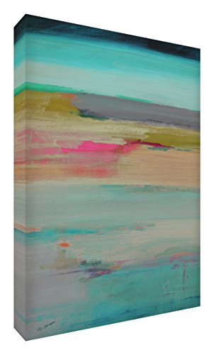 Feel Good Art Feel Good Art linnen heldere kleuren Abstract zijn van de kunstenaar Val Johnson Pink Ruhe 60 x 40 x 4 cm groot