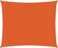 vidaXL Zonnezeil 160 g/m² 3,6x3,6 m HDPE Oranje