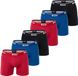 BOSS Boxershorts BoxerBr 3P Power Set van 6 - Rood/blauw/zwart - Heren - XXL