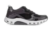 Gabor rollingsoft sensitive 76.986.47 - dames rollende wandelsneaker - Zwart - maat 42 (EU) 8 (UK)