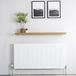 Hudson Reed Radiateur à panneaux Type 21 Convecteur (T21) Horizontal - Blanc | 120cm x 60cm x 7,3cm - 1600 Watt | Eco
