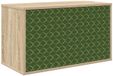 vidaXL Wandgemonteerd TV-meubel Geleen 69 x 33 x 40 cm Sonoma Eiken