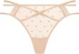 Hunkemöller Dames Lingerie String Melda - Beige - maat S