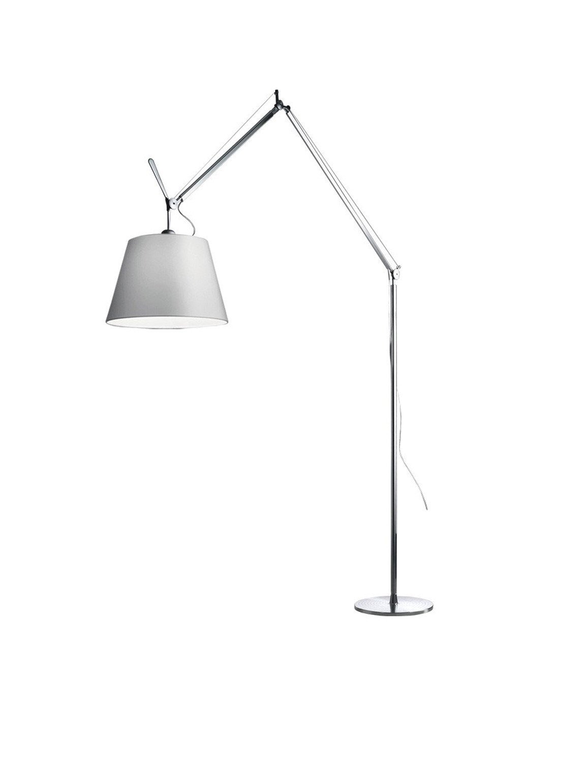 Artemide Tolomeo Mega Terra vloerlamp met dimmer aluminium