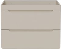 Vente-unique ARUBA zwevende onderkast voor wastafel - beige - 80 cm