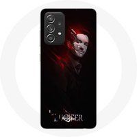 Maniacase Hoesje voor Samsung Galaxy A52 Lucifer serie zwarte achtergrond