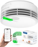 Hekatron Genius Plus X Edition 2021 - Rookmelder met draadloze module - 1 stuk - Amazon Exclusice - meertalig,wit