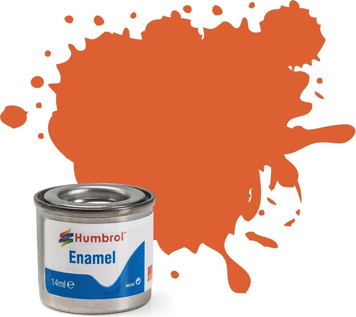 Humbrol Emailleverf Mat - 14 ml - No. 82 Orange Lining