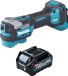 Makita TM 001 GD1 Outil multifonction sans fil 40 V max. Starlock Max sans balai + 1x batterie rechargeable 2,5 Ah - sans chargeur