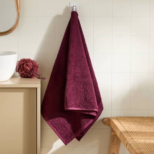 NOUS Living handdoek aubergine (110x60 cm)