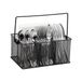 Mind Reader MESHBASKET-BLK Opbergmand van mesh, metaal, zwart