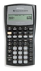 Texas Instruments BA II Plus - Zwart - Zakrekenmachine