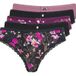 Ted Baker Tansy 5pk Brief Jet Black/black Print/witsful Mauve/dark Pur Taille: XL