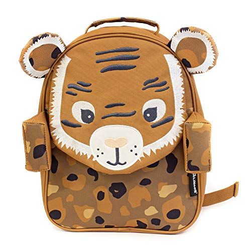 Les Déglingos Small rugzak 32cm Speculos - Tiger - Bruin