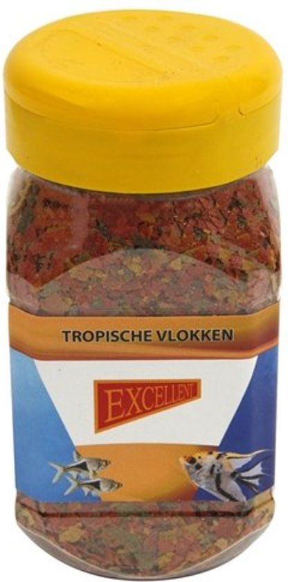 Excellent Tropische Vissen Vlokken - Visvoer - 100 ml - 20 Gr
