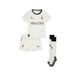 PUMA Minikit Home 25/26 Borussia Mönchengladbach Enfant, Vêtements, Blanc, 5-6Y