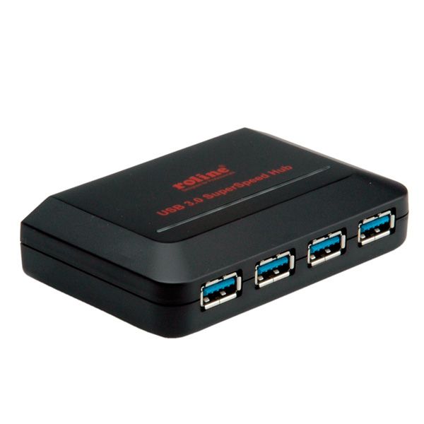 ROLINE USB 3.0 Hub - 4 poorts - Kunststof
