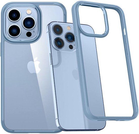 Spigen Ultra Hybrid iPhone 13 Pro Hoesje - Sierra Blauw