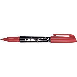 niceday PBM1.0 Permanente marker Kogel Rood