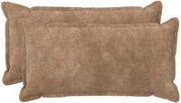 vidaXL - Kussensloop - 2 stuks - HOUTEN - Taupe - 40 x 70 cm - Katoensatijn