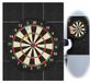 Merkloos Zelfklevende Muurbescherming voor Dartbord, Set van 4 Stuks