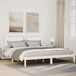 vidaXL Bedframe - Massief Hout - Wit - 200x210 cm