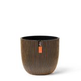 Capi Europe Bloempot bol Groove 'made with' - 17x15 - Goud