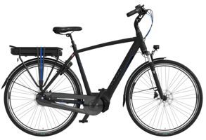 VYBER RIDE E1 Heren Elektrische Fiets - Matt Night Black / Blue - 2022 - 57cm