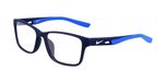 Nike 5038 N Lunettes De Vue Enfant Bleu Carrées 50mm