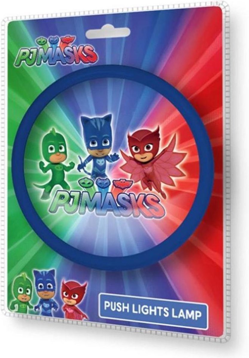 RoHs PJ Masks druklampje nachtlampje duwlamp