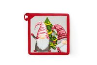 Excelsa Gnomo Friends pannenlappen, 20 x 20 cm, katoen, gevuld met polyester, met oogje