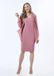 Goldner Jurk met chiffon omslag Elegante jerseyjurk met chiffonjasje