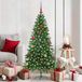 Prolenta Maison Exclusive Kerstboom met 150 LED-lampjes, inclusief voet, groen, 150 cm, gemaakt van PE