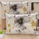 PETTI Artigiani Italiani - Paar kussenslopen 70 x 40 cm, van microvezel, decoratief kussen voor slaapkamer, bank, woonkamer, set van 2 kussenslopen, bloemenpatroon 28, 100% Made in Italy