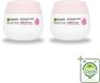 Garnier SkinActive Botanische Dagcrème Rozenwater Droge & Gevoelige Huid 2 x 50 ml