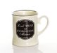 Boxer Gifts Lord Twat Victoriana mok, crèmekleurig