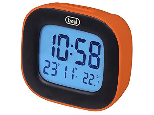 Trevi SLD 3875 Digitaluhr Mit LCD, Wecker, Thermometer & Kalender – Türkis