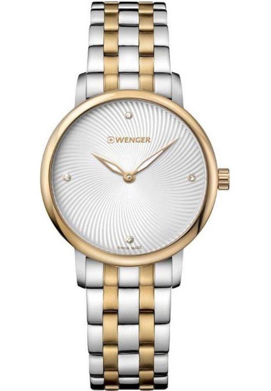 Wenger 01.1721.104 Horloge - Heren - 43mm - Zwart