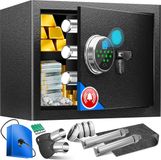 Merkloos / Sans marque KESSER® Elektrische kluis met vingerafdruk & sleutel M