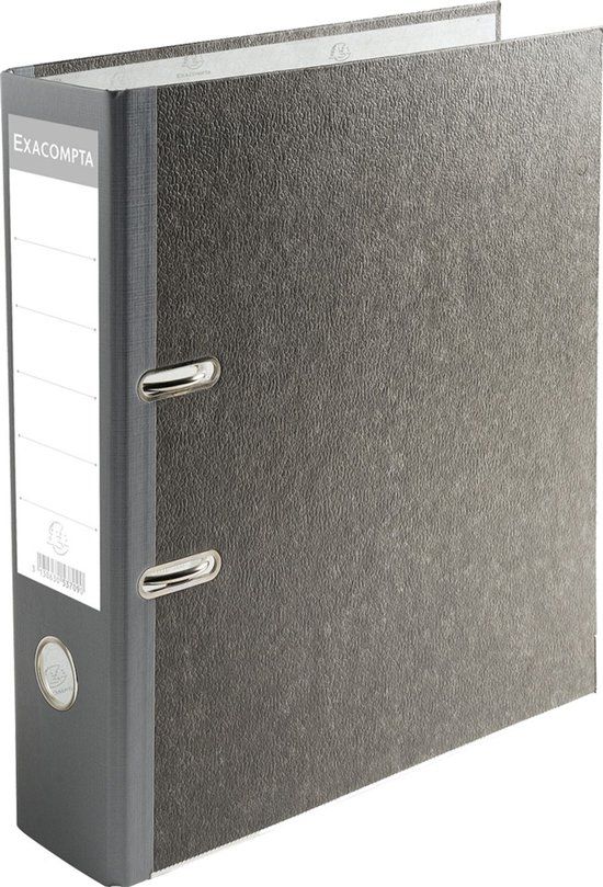 EXACOMPTA ordner wolkenmarmor A4 70mm grijs