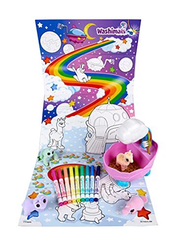 crayola 74-7455-E-000 Washimals eigenaardige huisdieren Rainbow Tub, Multi