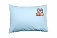 Bona Basics Decoratieve kussenhoes Lichtblauw 50x35 cm