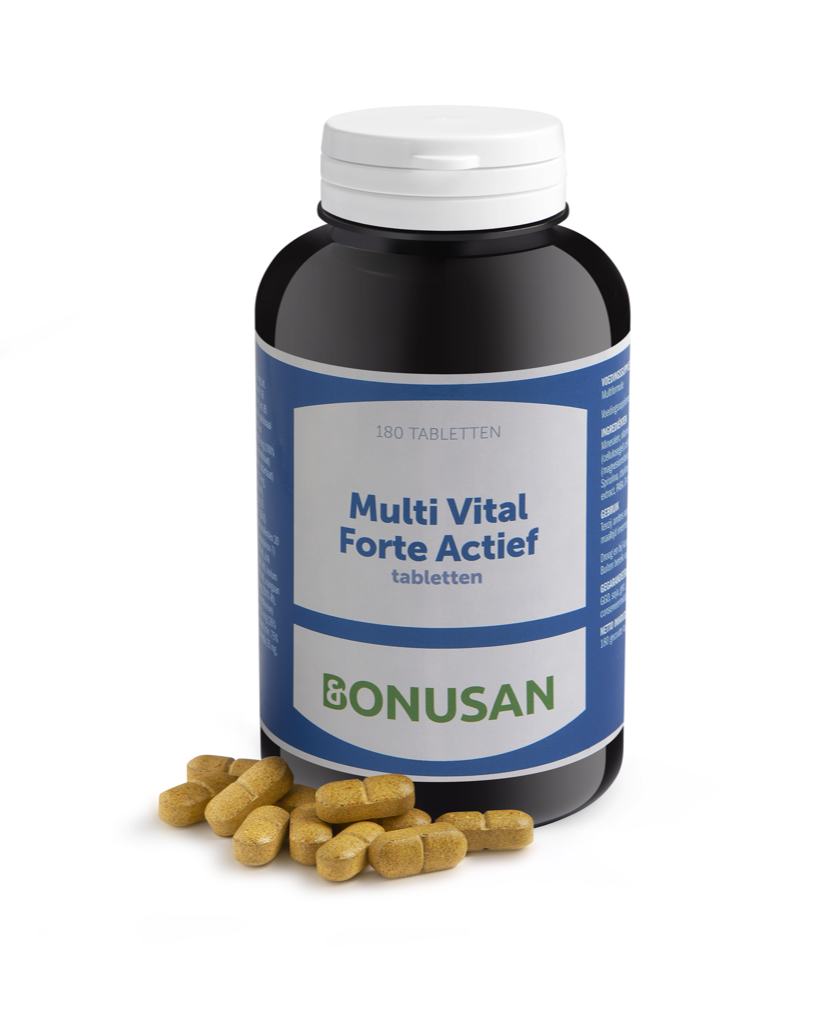 Bonusan Multi Vital Forte Actief Tabletten 180st