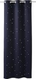 Vertbaudet Verduisterend gordijn Marineblauw Bedrukt Polyester 180 cm