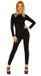 Basic Guirca Bodysuit vrouw zwart spandex - Maat S/M