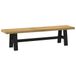 vidaXL Banc de salle à manger pieds en forme de A 180x40x45 cm bois massif