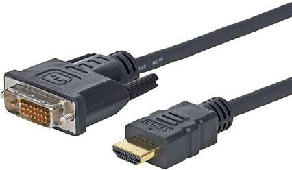 Vivolink PROHDMIDVI10 10m HDMI naar DVI-D Kabel Zwart